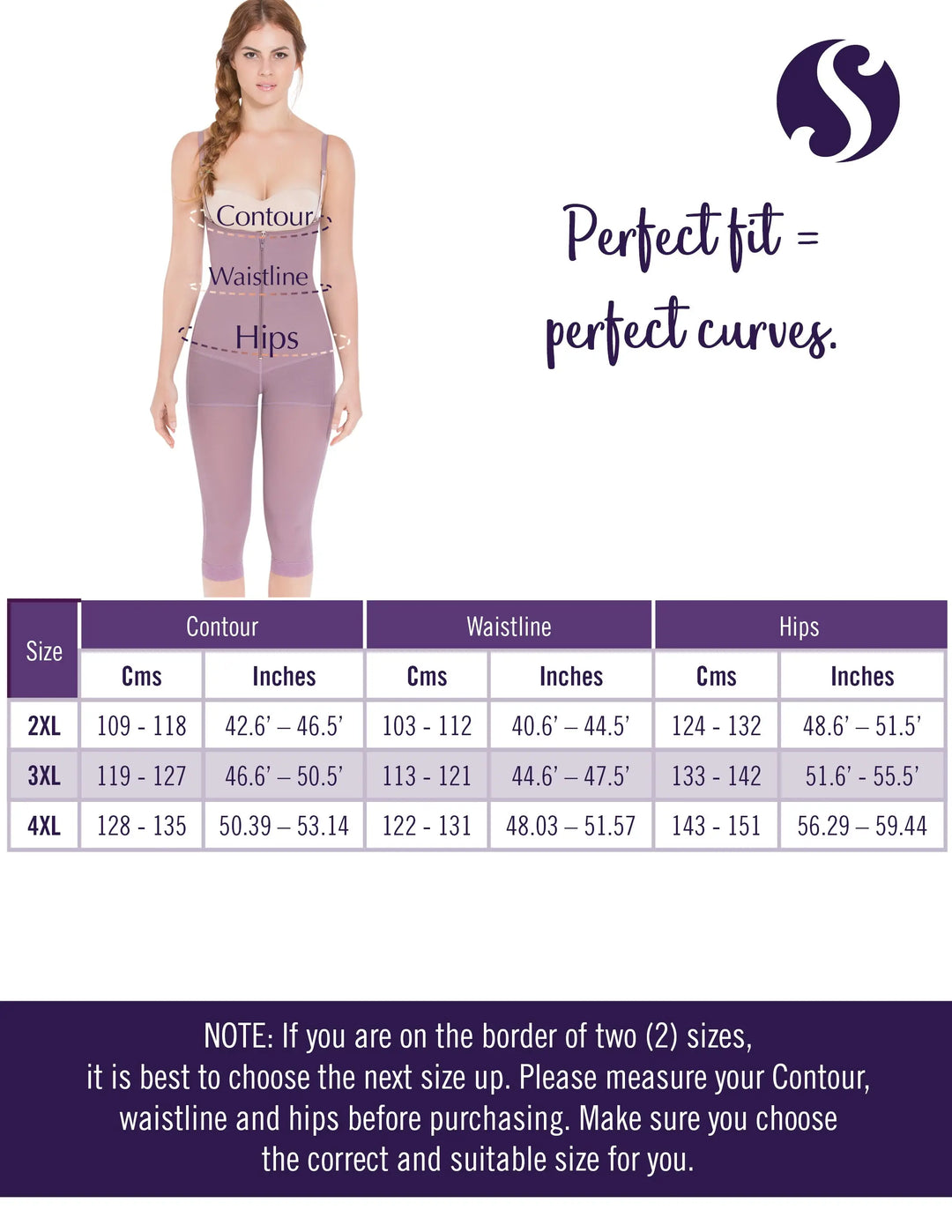 Siluet PS2 Postpartum High Compression Long Leg Full Body Shaper Siluets