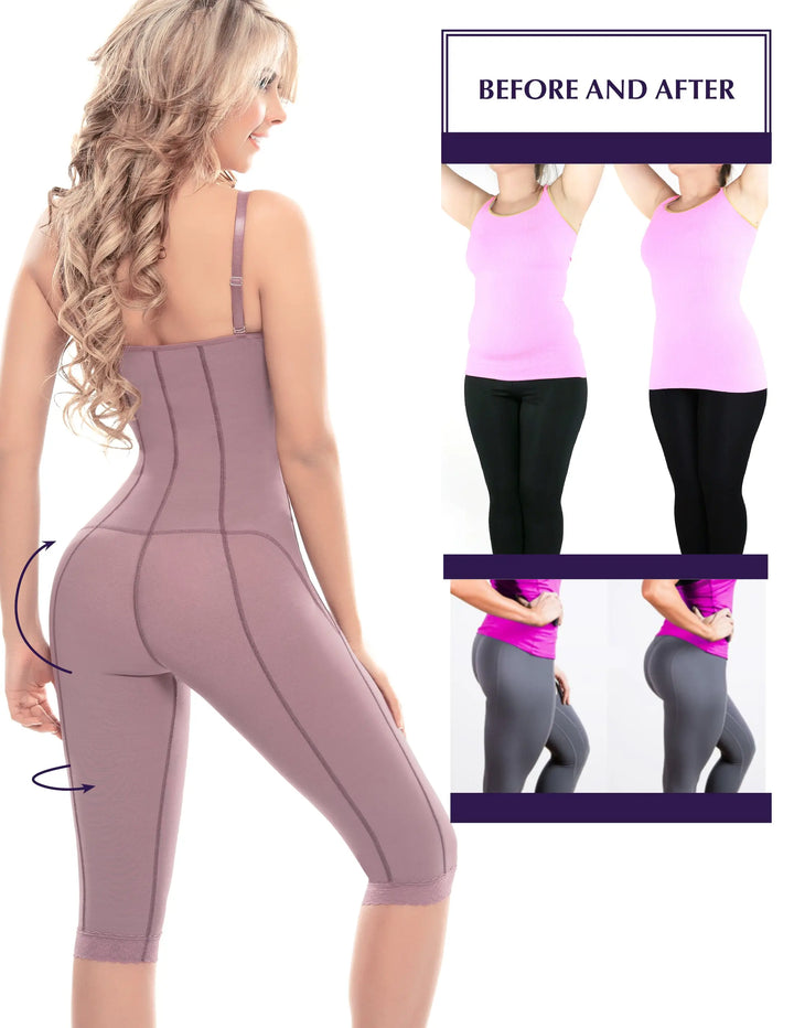 Siluet PS2 Postpartum High Compression Long Leg Full Body Shaper Siluets