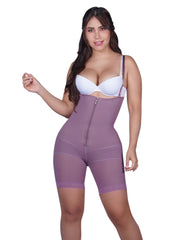 PL1 Postpartum Mid-Thigh Full Body Shaper with abdominal reinforcement
